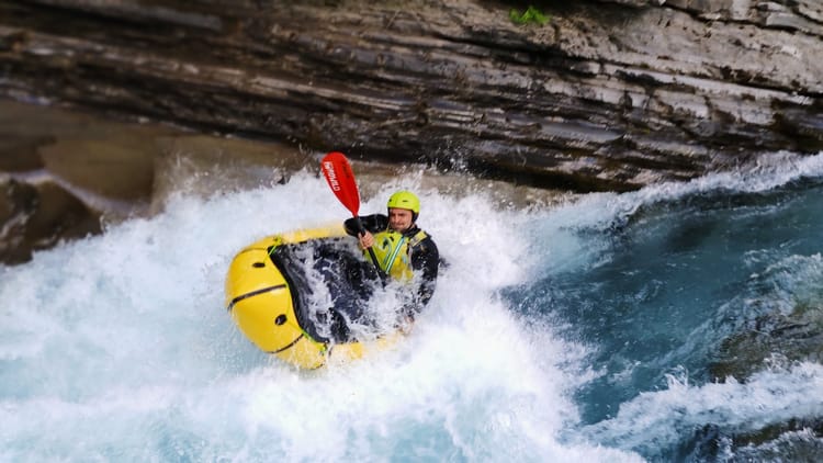 Packrafting río Ara tramo Torla-Broto