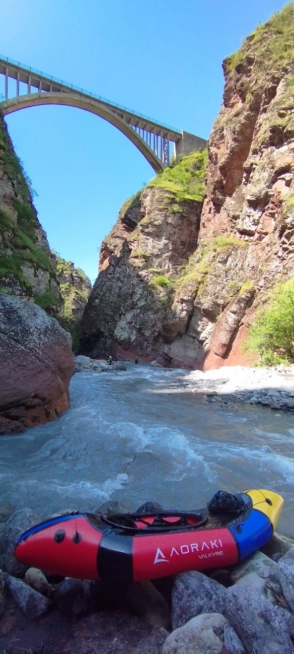 Packrafting río Var tramo Gorges Daluis